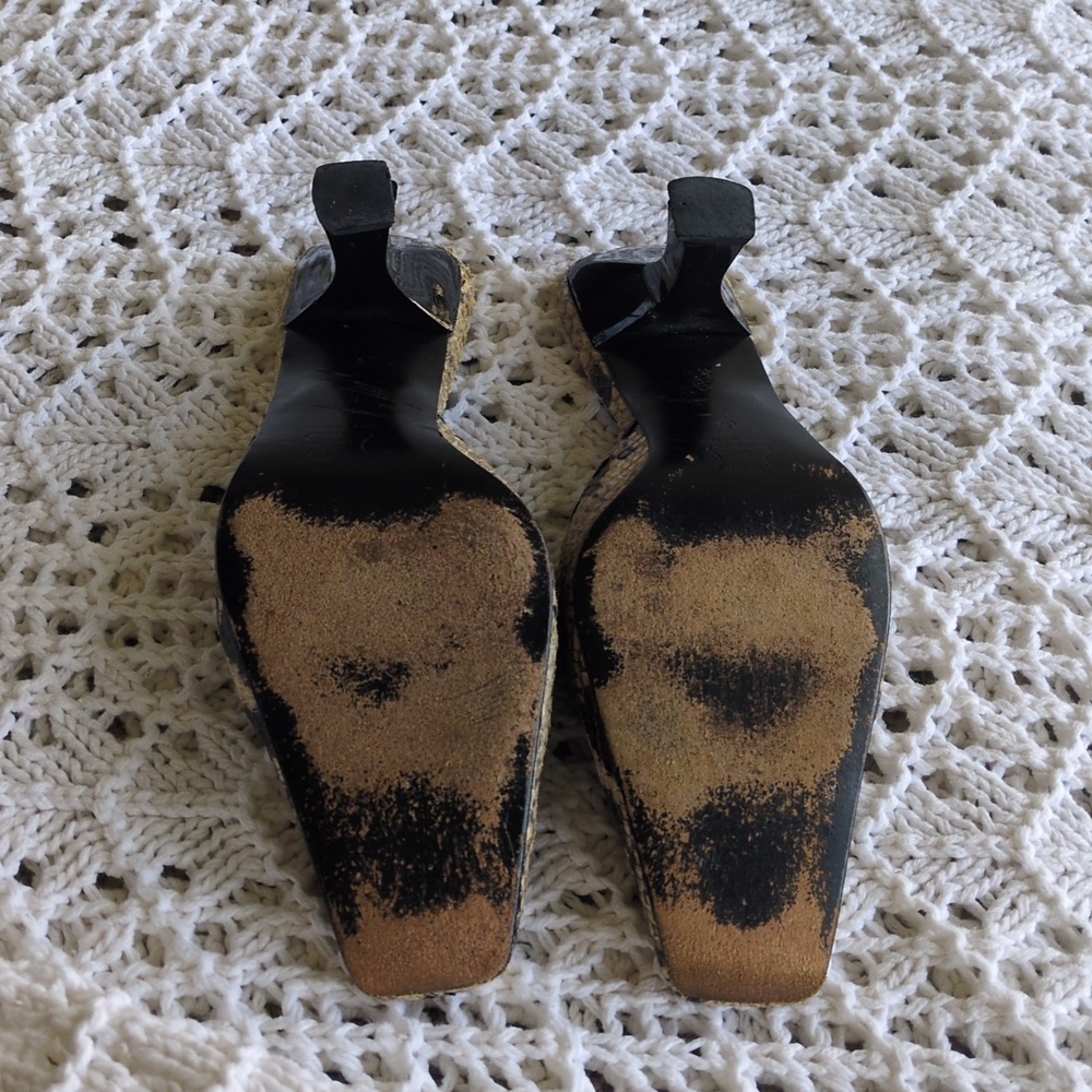 Snakeskin Mules - Picture 9 of 10